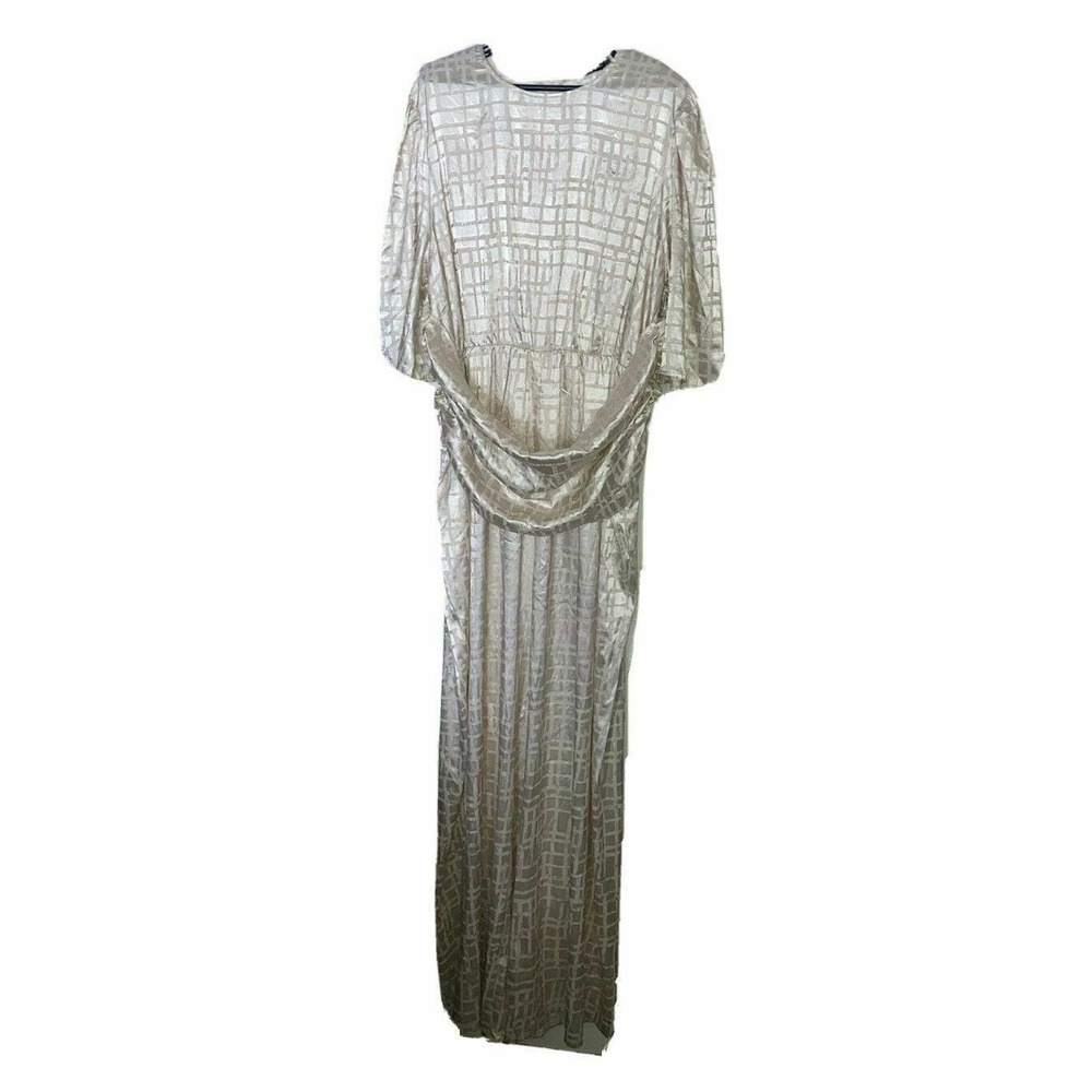 Pretty Little Thing Womens Jumper Playsuit Romper Silky Belted One Piece Outfit
